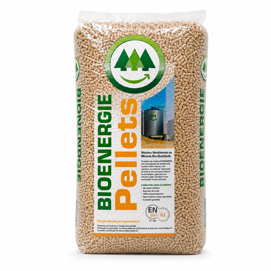 Pellets Bio Energy – Palete de 67 Sacos de 15 kg | 1.005 kg