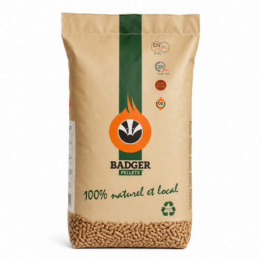 Pellets Badger – Palete de 67 Sacos de 15 kg | 1.005 kg