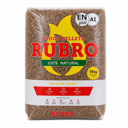 Pellets Rubro ENplus A1 – Palete de 67 Sacos de 15 kg | 1.005 kg