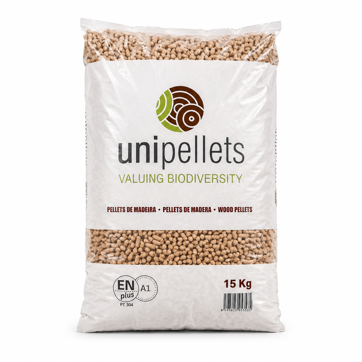 Pellets Unipellets – Palete de 67 Sacos de 15 kg | 1.005 kg