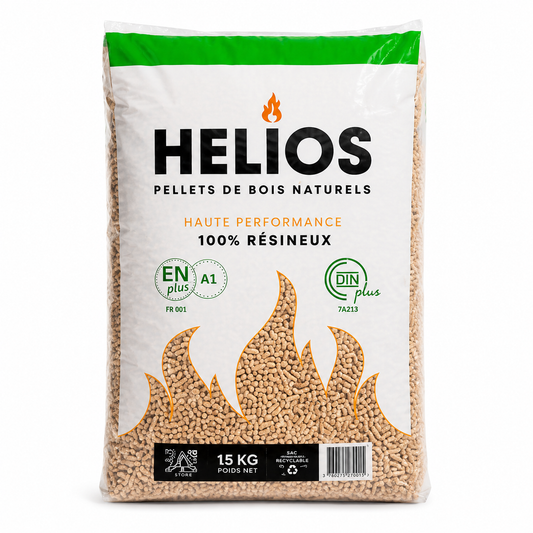 Pellets HELIOS – Palete de 67 Sacos de 15 kg | 1.005 kg