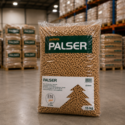 Pellets Palser – Palete de 67 Sacos de 15 kg | 1.005 kg