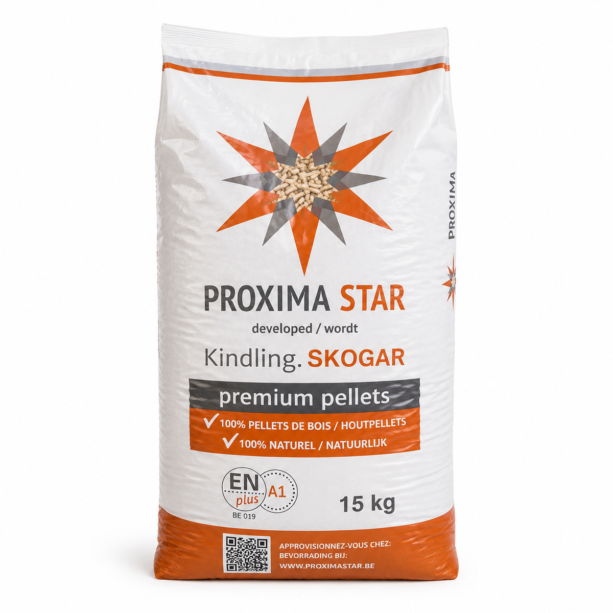 Pellets Proxima Star – Palete de 67 Sacos de 15 kg | 1.005 kg