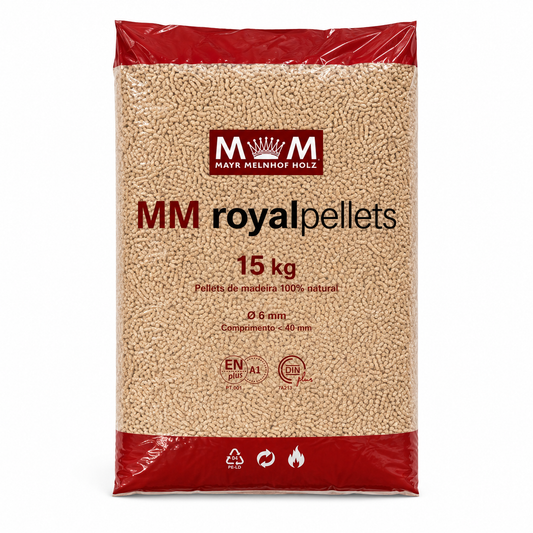 Pellets MM Royal – Palete de 67 Sacos de 15 kg | 1.005 kg