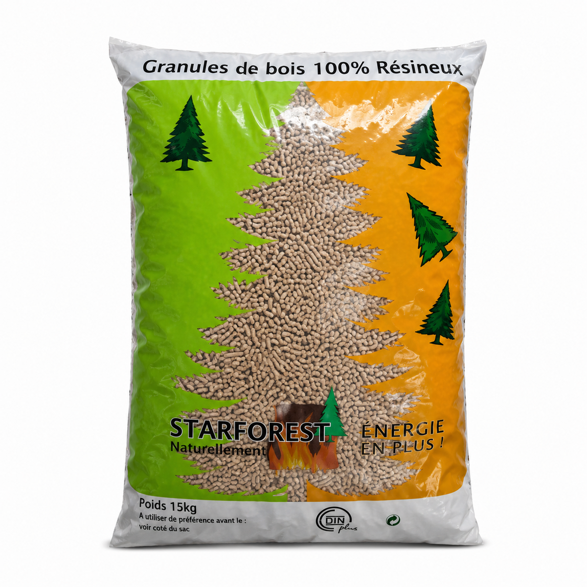 Pellets Starforest – Palete de 67 Sacos de 15 kg | 1.005 kg