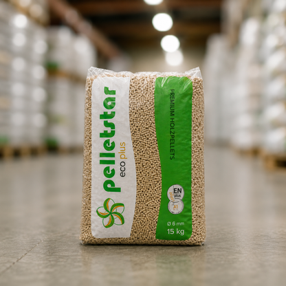 Pellets DIN Pellets – Palete de 67 Sacos de 15 kg | 1.005 kg