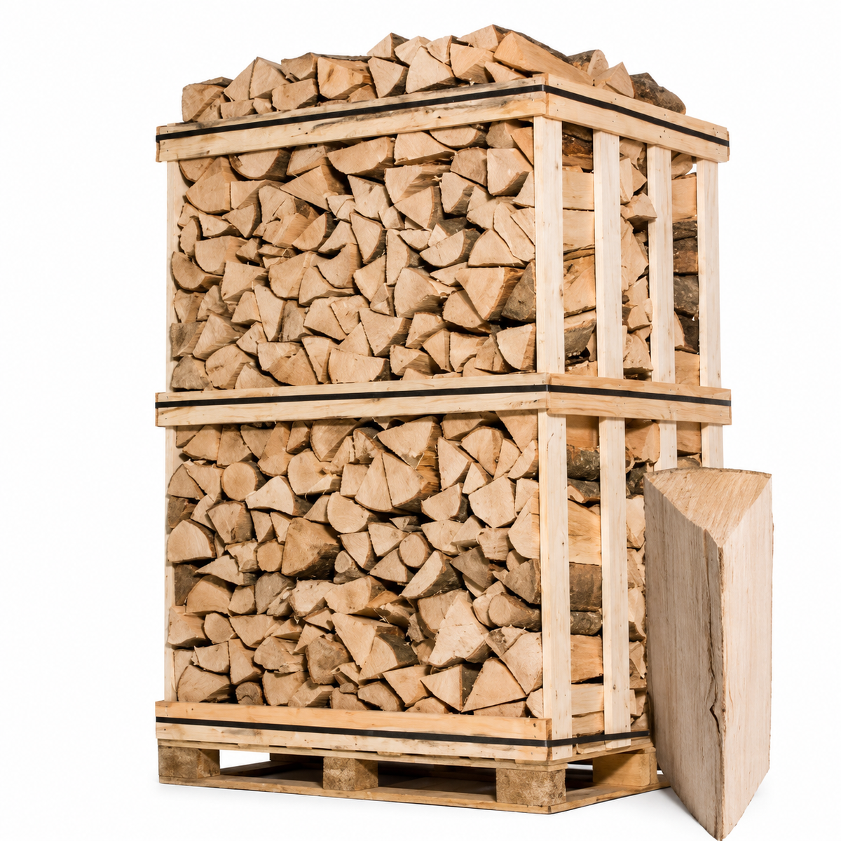 Palete de Lenha 45 cm – 3 Estéreos para Aquecimento, Lareiras e Recuperadores de Calor
