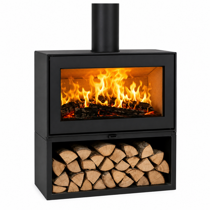 Salamandra a Lenha Denia Finland 7,2 kW – Ecodesign, Classe A e Convecção Natural